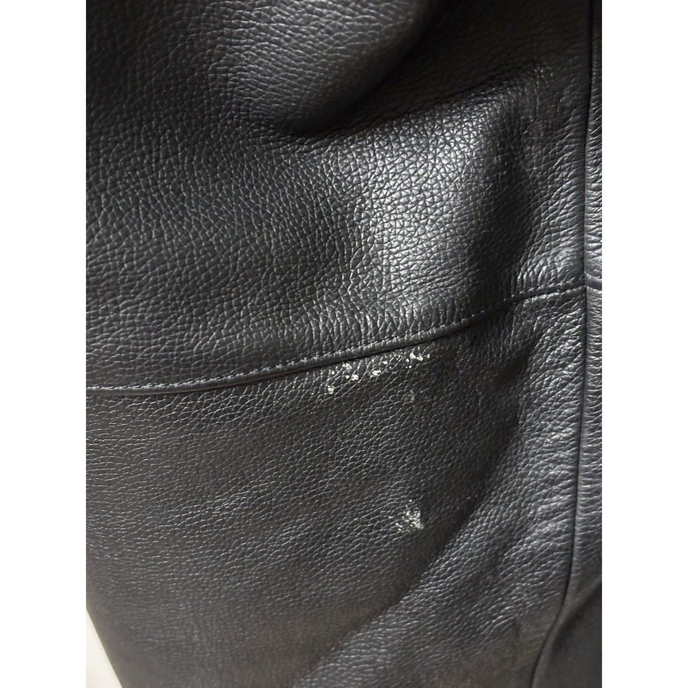 Harley-Davidson Leather Chaps Mens XL Black Riding Gear Motorcycle Biker Pants - Picture 9 of 13